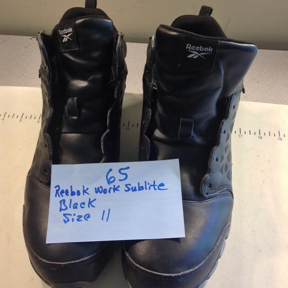 Reebok Work Sublite Men's Size 11 Black  Safety Toe RB4144 Asking price: $65